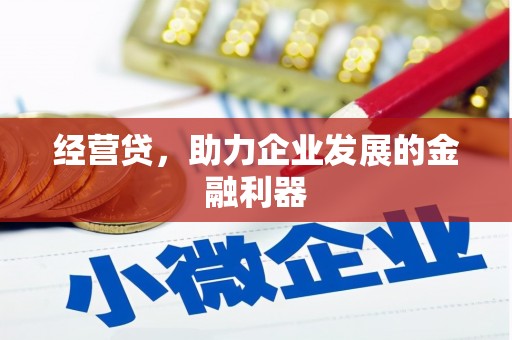 松原经营贷，助力企业发展的金融利器