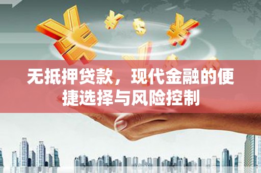 永年无抵押贷款，现代金融的便捷选择与风险控制