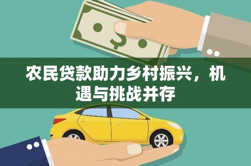 龙游农民贷款助力乡村振兴，机遇与挑战并存