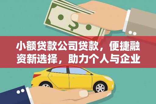 湖州小额贷款公司贷款，便捷融资新选择，助力个人与企业成长