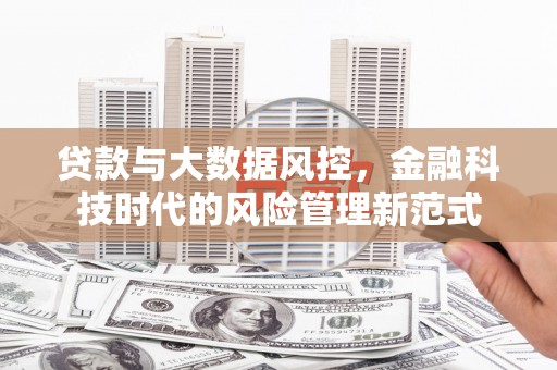 郁南贷款与大数据风控，金融科技时代的风险管理新范式