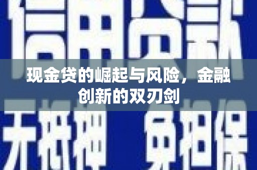 保德现金贷的崛起与风险，金融创新的双刃剑