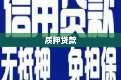 开江质押贷款