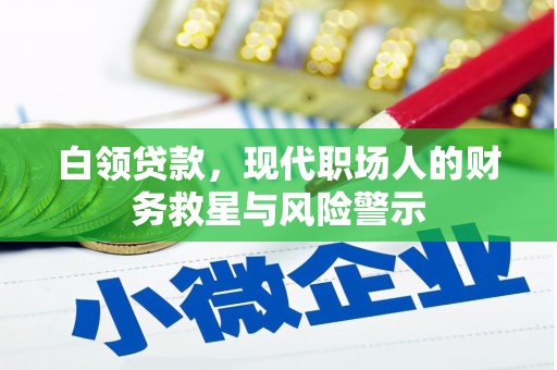 界首白领贷款，现代职场人的财务救星与风险警示