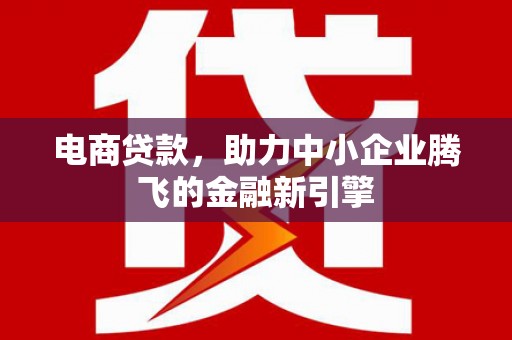 竹崎电商贷款，助力中小企业腾飞的金融新引擎