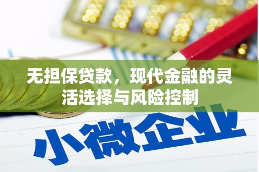 韶关无担保贷款，现代金融的灵活选择与风险控制
