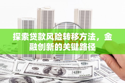 旺苍探索贷款风险转移方法，金融创新的关键路径