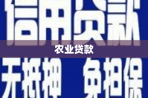 乌丘农业贷款