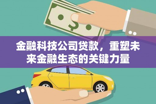 关山金融科技公司贷款，重塑未来金融生态的关键力量