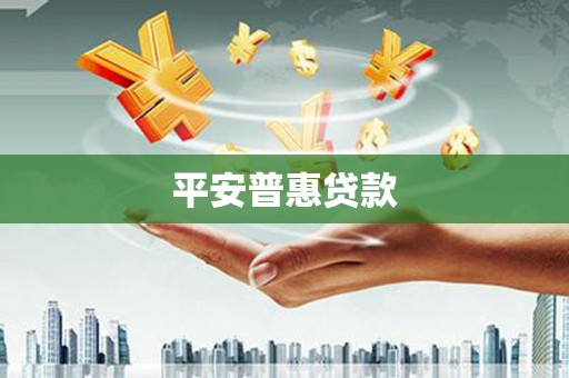 平武平安普惠贷款