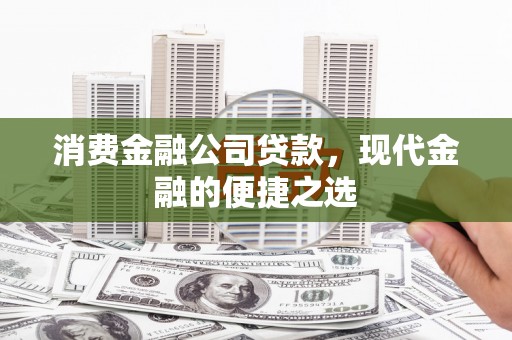 扎囊消费金融公司贷款，现代金融的便捷之选