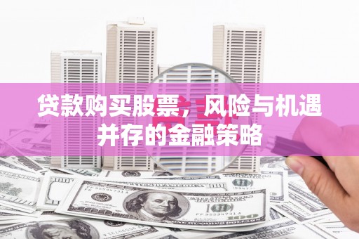 永嘉贷款购买股票，风险与机遇并存的金融策略